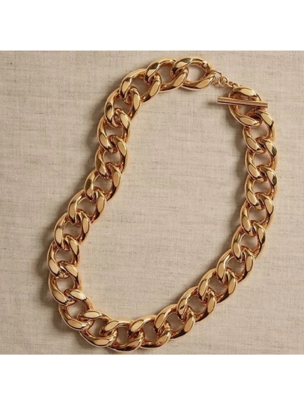 NWOT BANANA REPUBLIC AUREUS + ARGENT CHUNKY CURB CHAIN NECKLACE $200
